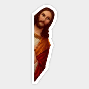 Hi I'm jesus Sticker